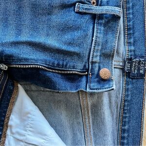 J. Crew Womens Indigo Slim Straight Jeans